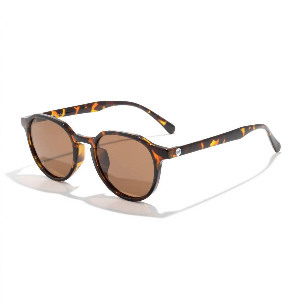 NEW SUNSKI women's vallarta polarized sunglasses in tortoise amber